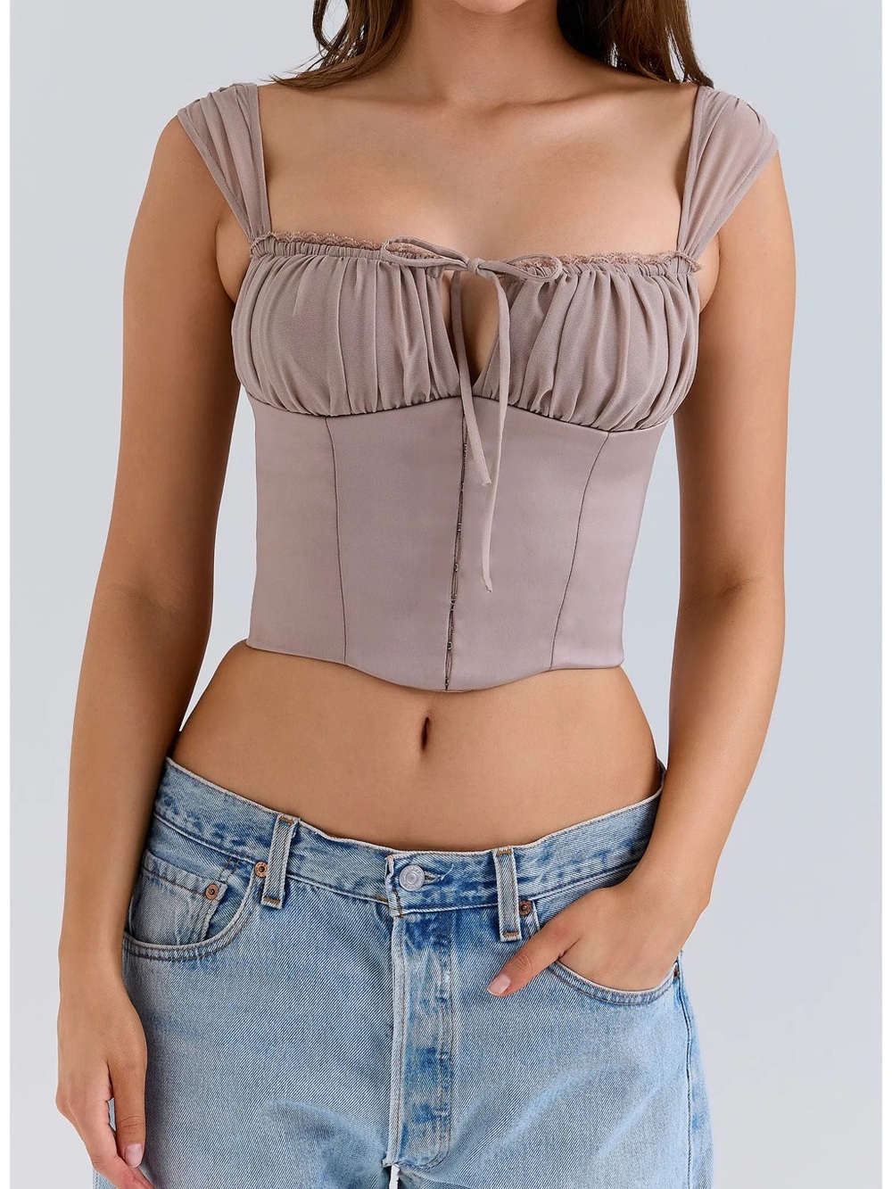 House of CB Anja cap sleeve corset